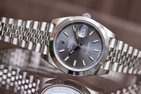 rolex datejust 2017 grey|Rolex Datejust 41 review.